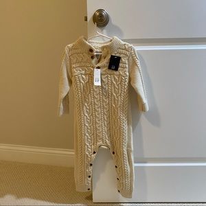 Boy one piece sweater outfit